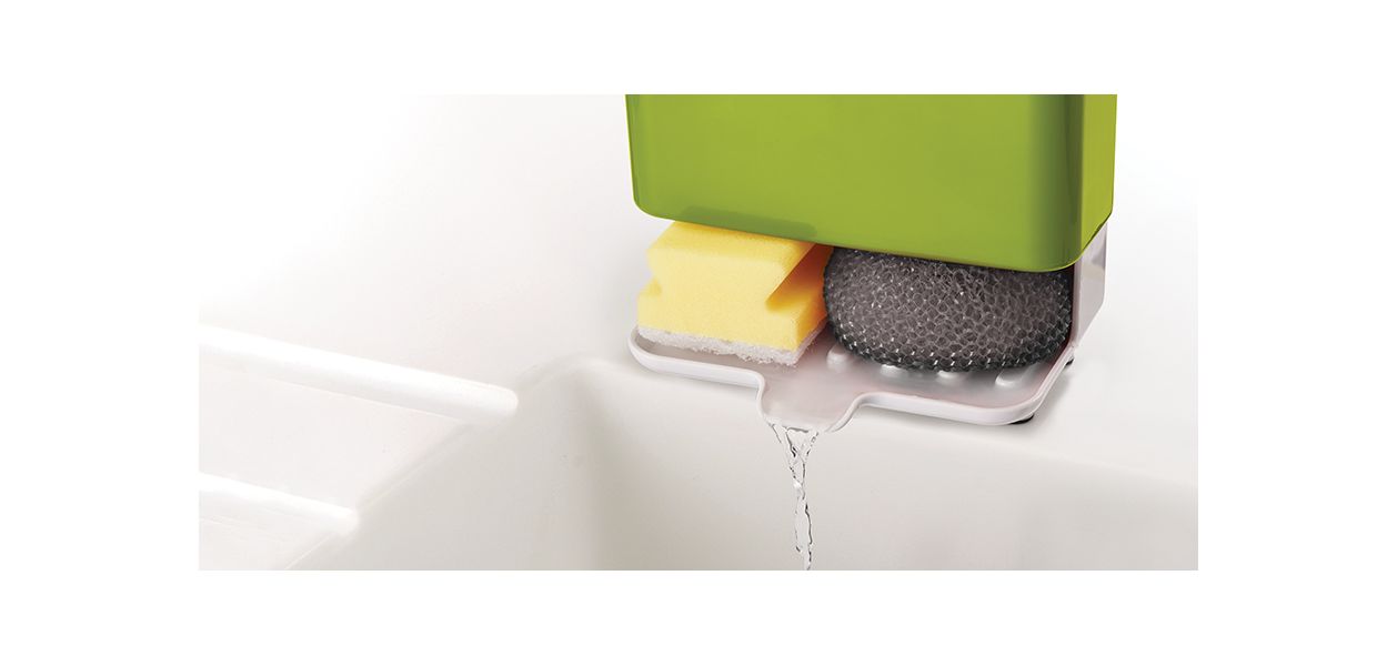 Органайзер для раковины Caddy Tower зеленый, Joseph Joseph, изображение 4