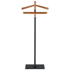 Вешалка напольная Laficara, 111 см, черная/орех, Bergenson Bjorn