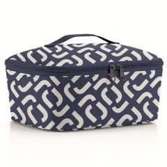 Термосумка Coolerbag M pocket signature navy, Reisenthel