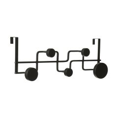 Вешалка дверная Dalia, 51 см, черная, Bergenson Bjorn