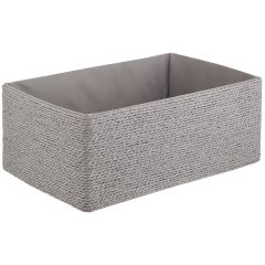 Корзина для хранения Lian, 34х22х14 см, светло-серая, Bergenson Bjorn