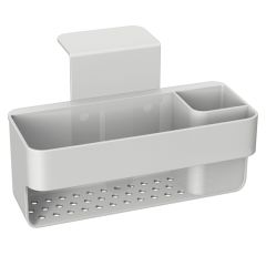 Органайзер для раковины подвесной Ronja, 15,8х10,8х10 см, светло-серый, Smart Solutions