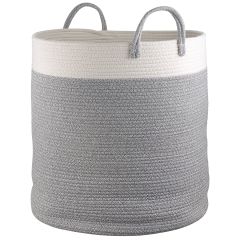 Корзина для хранения Iben, ?50х54 см, кремовая/светло-серая, Bergenson Bjorn