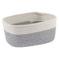 Корзина для хранения Filis, 25х18х13 см, кремовая/светло-серая, Bergenson Bjorn