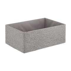Корзина для хранения Lian, 30х20х12 см, светло-серая, Bergenson Bjorn