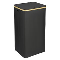 Корзина для белья Neat Tall, 41х35х74 см, черная, Smart Solutions