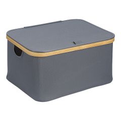 Корзина для белья Neat Low, 40x33x20 см, серая, Smart Solutions