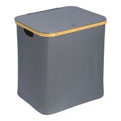 Корзина для белья Neat Mid, 40x33x43 см, серая, Smart Solutions