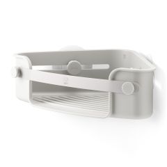 Органайзер для душа угловой Flex Adhesive, серый, UMBRA