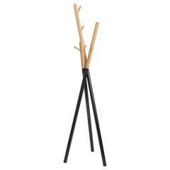 Вешалка напольная Amundsen, 172 см, черная/натуральное дерево, Bergenson Bjorn