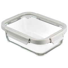 Контейнер для запекания и хранения прямоугольный с крышкой, 1,5 л, светло-серый, Smart Solutions