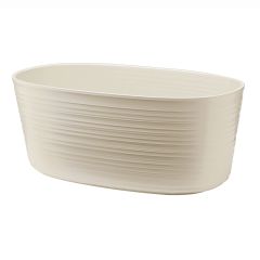 Кашпо для комнатных растений малое Tierra, бежевое, Guzzini