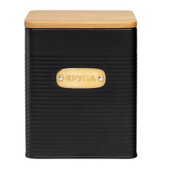 Банка для хранения крупы Irmel, 3,2 л, графит, Smart Solutions