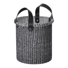 Корзина для хранения Sustainable collection, ?22х23 см, черная, Bergenson Bjorn