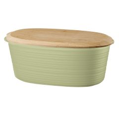 Хлебница с бамбуковой крышкой Tierra, 3 л, светло-зеленая, Guzzini