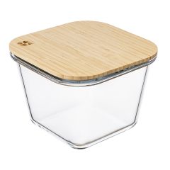 Контейнер для запекания и хранения квадратный Eco Store с крышкой из бамбука, 1,9 л, Smart Solutions
