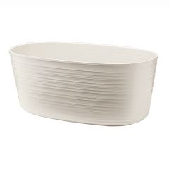 Кашпо для комнатных растений малое Tierra, молочное, Guzzini