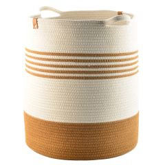 Корзина для хранения Thea 40х50 см, бежевая/горчичная, Bergenson Bjorn