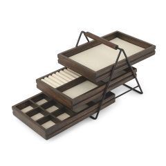 Шкатулка для украшений TERRACE орех, Umbra