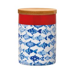 Банка фарфоровая с деревянной крышкой Remember, Fish, 275 мл, Remember