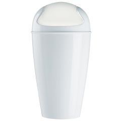 Корзина для мусора с крышкой Del Organic, 30 л, молочная, Koziol