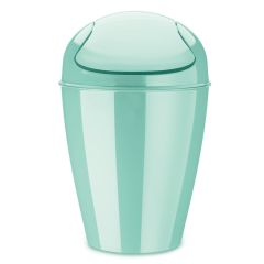 Корзина для мусора с крышкой Del, 12 л, мятная, Koziol
