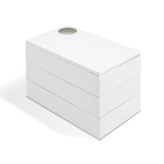 Шкатулка Spindle белая, Umbra