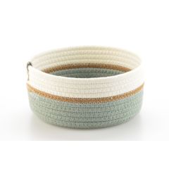 Корзина для хранения Lucy 21х10 см, бежевая/оливковая, Bergenson Bjorn