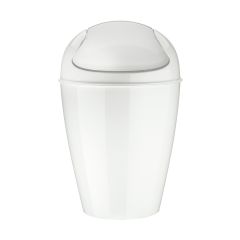 Корзина для мусора с крышкой Del, 5 л, белая, Koziol
