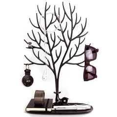 Декоративный органайзер для украшений Deer большой черный, Qualy