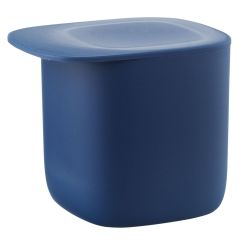 Контейнер для хранения с плоской крышкой, 600 мл, синий, Qualy