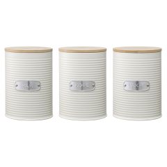 Набор банок для хранения Irmel, 1,2 л, молочные, 3 шт., Smart Solutions