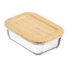 Контейнер для запекания и хранения Smart Solutions с крышкой из бамбука, 370 мл, Smart Solutions
