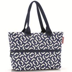 Сумка Shopper E1 signature navy, Reisenthel