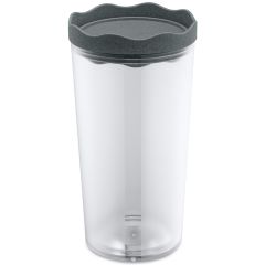 Банка для сыпучих продуктов Prince, Organic, 1 л, темно-серая, Koziol