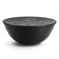 Миска с крышкой Tierra, 25 см, черная, Guzzini