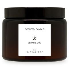 Свеча ароматическая The Olphactory, Кедр и уд, 72 ч, Ambientair