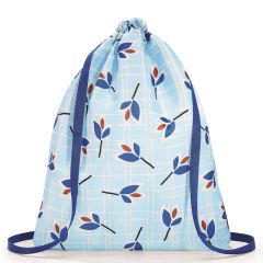 Рюкзак складной Mini maxi sacpack leaves blue, Reisenthel