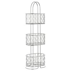 Полка для ванной напольная Stig, хром, Bergenson Bjorn Bath