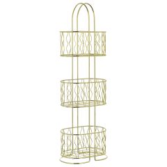 Полка для ванной напольная Stig, золотистая, Bergenson Bjorn Bath