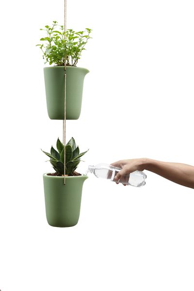 Горшок для полива растений Oasis Round Pot S, Qualy, изображение 5