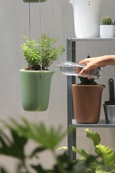 Горшок для полива растений Oasis Round Pot S, Qualy, изображение 2