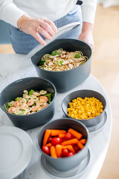 Контейнер для хранения Connect, Organic, 1 л, темно-серый, Koziol, изображение 17