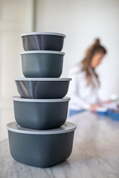 Контейнер для хранения Connect, Organic, 1 л, темно-серый, Koziol, изображение 12