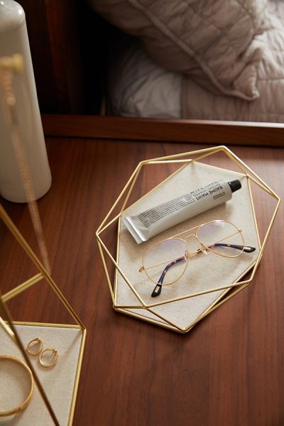 Органайзер-поднос для украшений PRISMA матовая латунь, Umbra, изображение 5