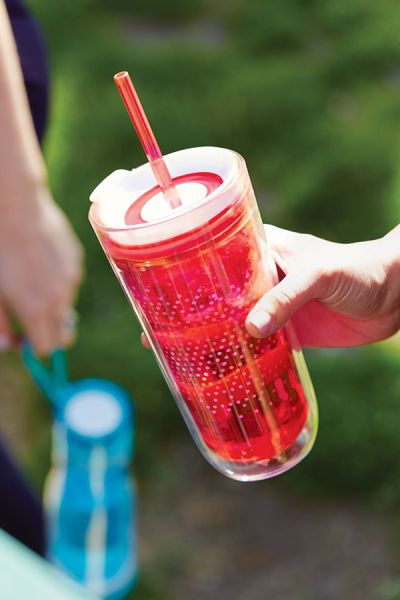 Стакан с двойными стенками Travel красный, Zoku, изображение 2