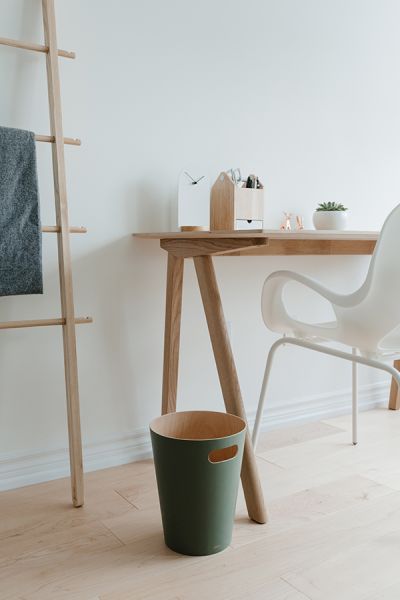 Корзина для мусора, 7,5 л, Woodrow, зеленая, UMBRA, изображение 3