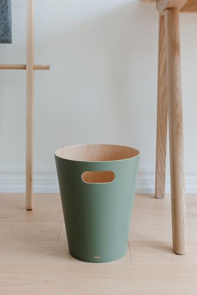 Корзина для мусора, 7,5 л, Woodrow, зеленая, UMBRA, изображение 4