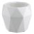 Горшок цветочный Rhombus, 13,5 см, матовый белый, Liberty Jones, изображение 2