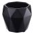 Горшок цветочный Rhombus, 13,5 см, матовый черный, Liberty Jones, изображение 2